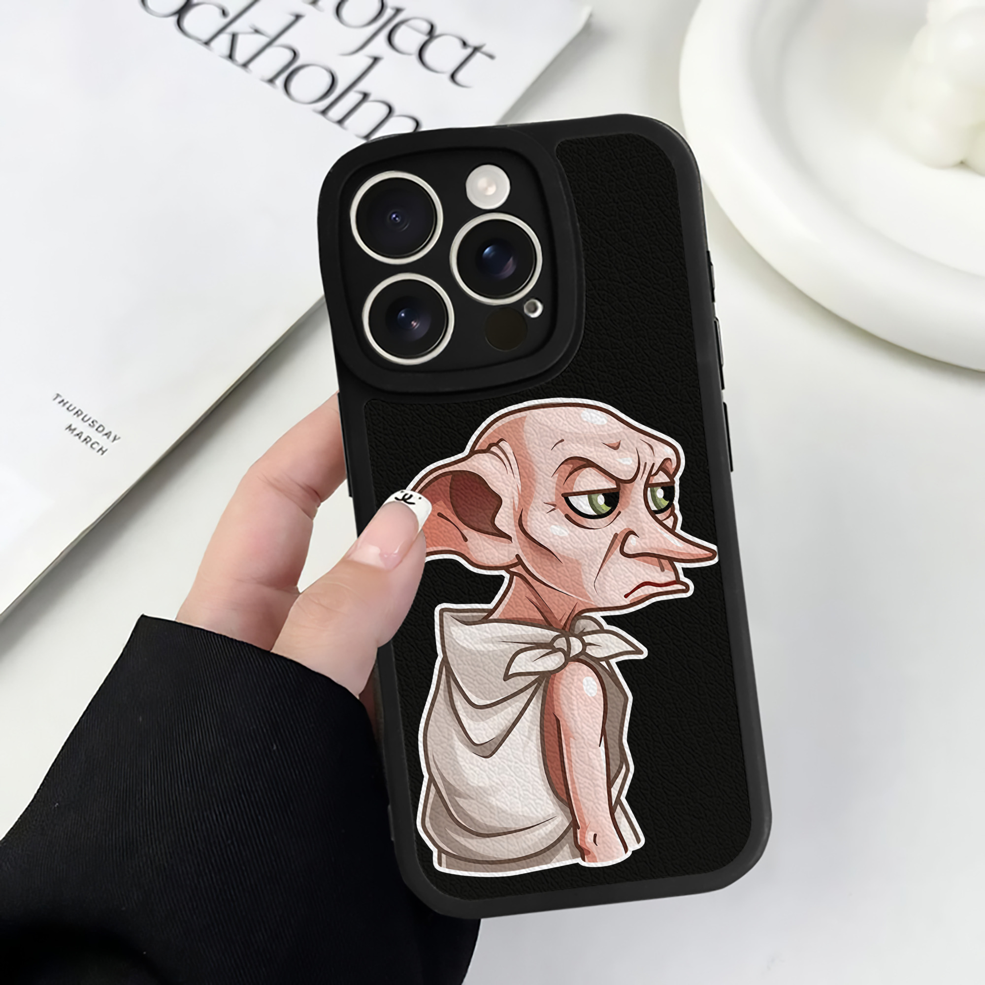 （画像用） Harry Potter ハリー・ポッターシリーズ 【iPhone 16シリーズ対応】シリコンスマホケース（レザー調） 材質：シリコン